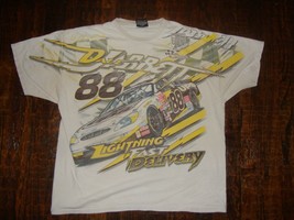 Vintage 90&#39;s Dale Jarrett Nascar Racing UPS All Over Print T Shirt XL  - $99.49