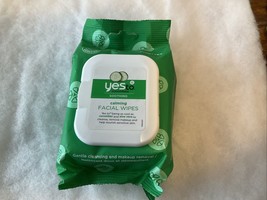 Yes To Cucumber Gentle Facial Cleansing Towelettes, 30 CT Calming Facial... - $8.99