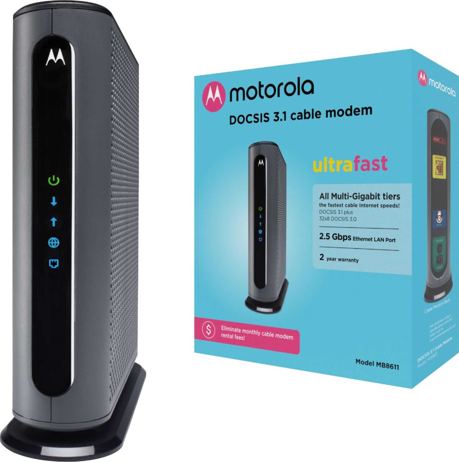 32 X 8 Docsis 3.1 Cable Modem With 2.5 Gb Ethernet