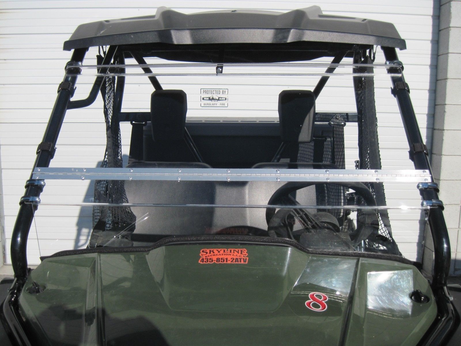 Honda Pioneer 500 Full Tilting UTV Windshield 3//16/" Models 2016 /& older