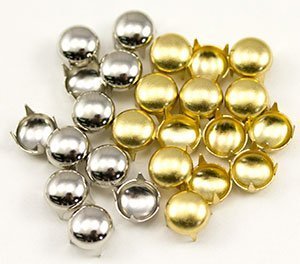 5mm Gold Pearl Stud 4 Prongs Non Rusting - 200 Pieces