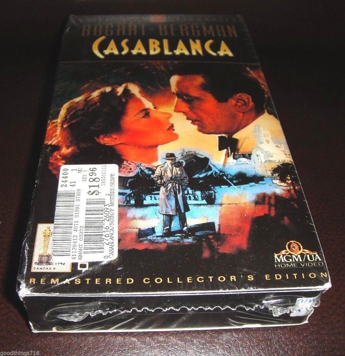 Casablanca (VHS, 1992) New SEALED 50th anniversary special VHS Tapes
