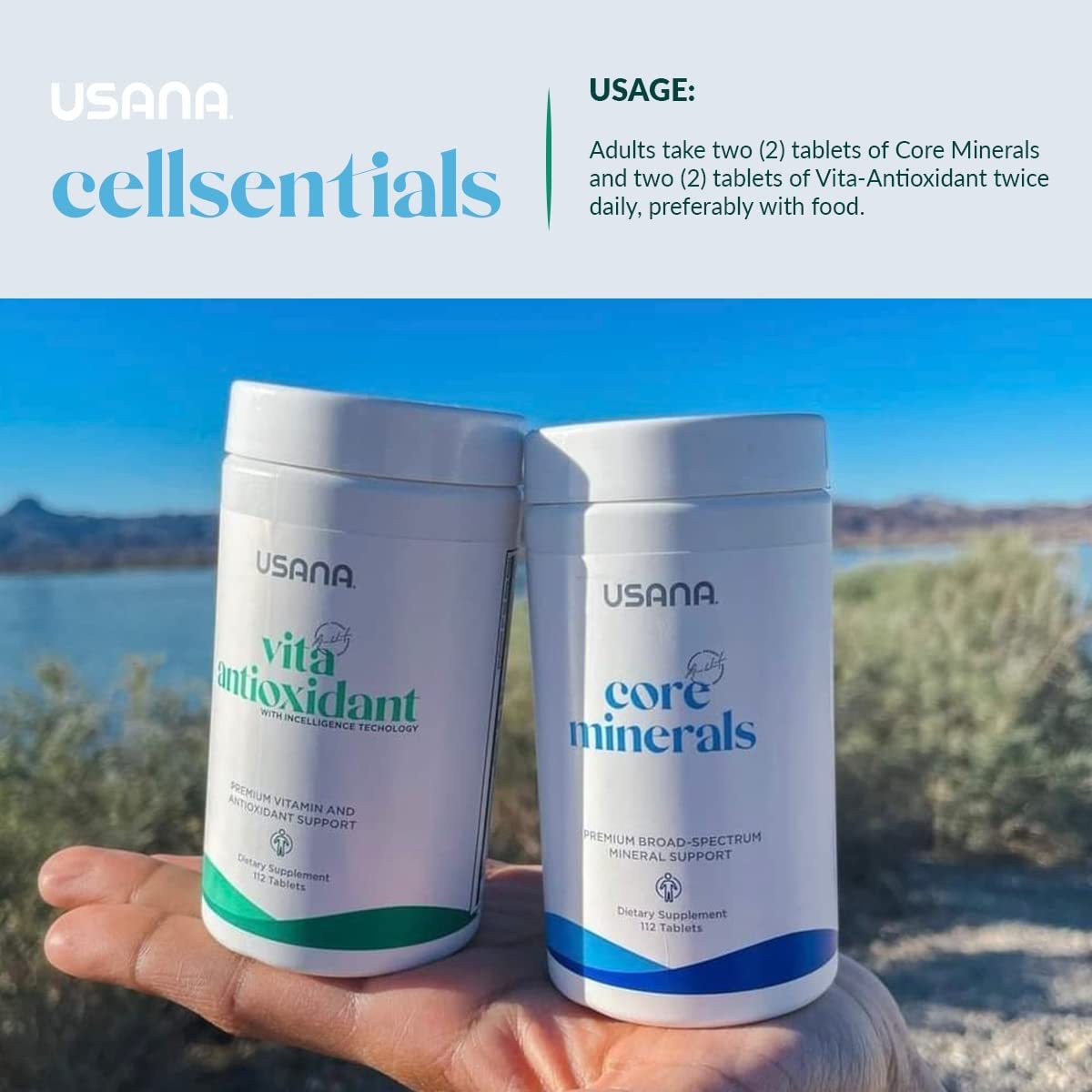 USANA CellSentials Core Minerals and Vita Antioxidant to Support Body