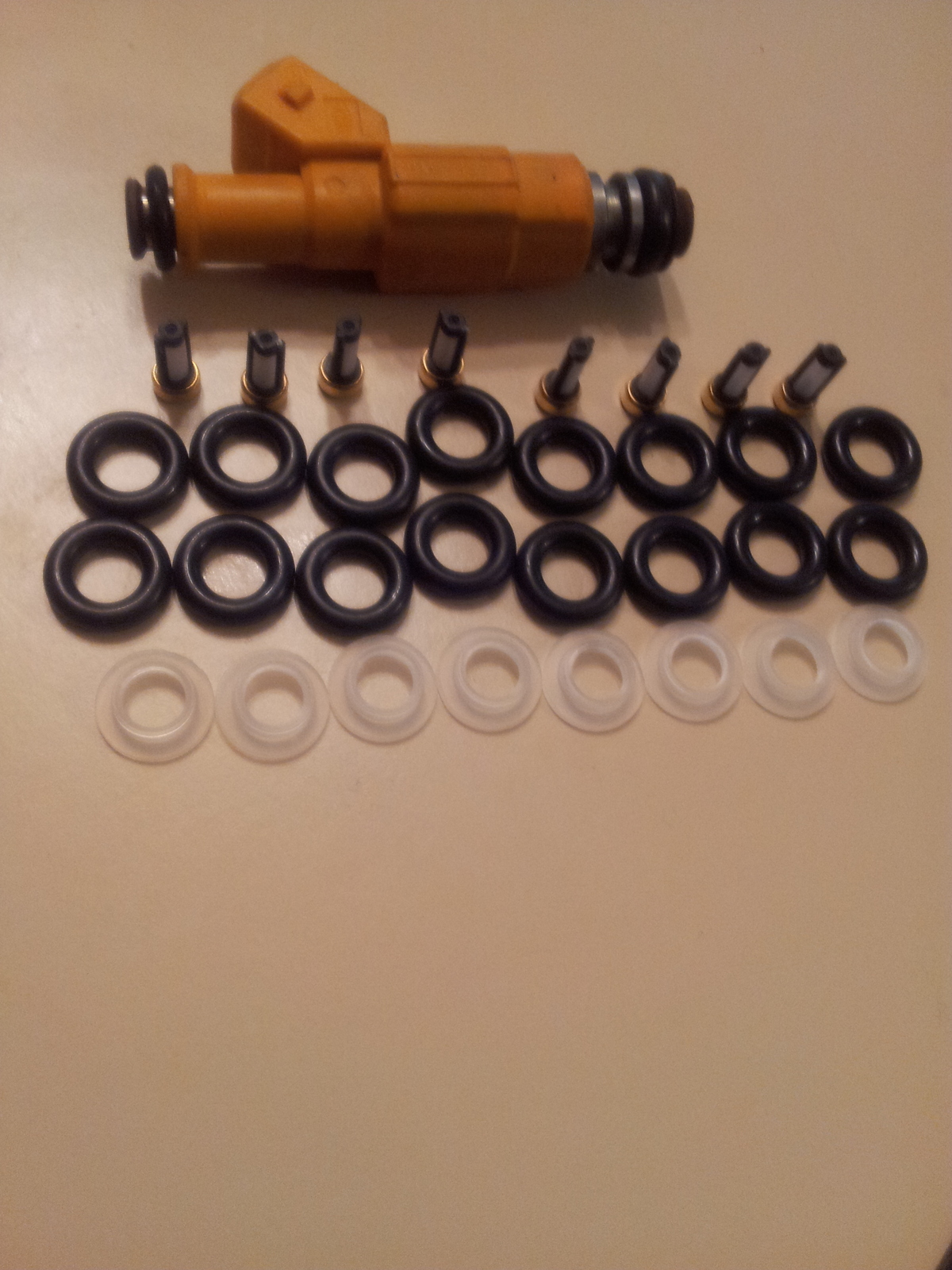 Fuel Injector Service Rebuild kit 6 Cylinder Bosch Engine Every Other