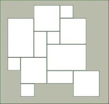 12 Driveway Paver Mold Set #P4006 Makes 100s Opus Romano 9 Sq.Ft. Pattern Pavers image 5