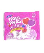 TOS Valentine&#39;s Tiger Pops Heart Pops Candy Suckers (Very Berry 1 Bag 20... - $4.92