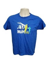NYRR Mighty Milers Run For Life Youth Medium Blue TShirt - $19.80