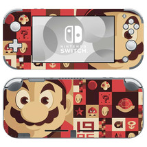 Nintendo Switch Lite Console Skin Decals Stickers Covers Vinyl Super Mario Cute - $9.50