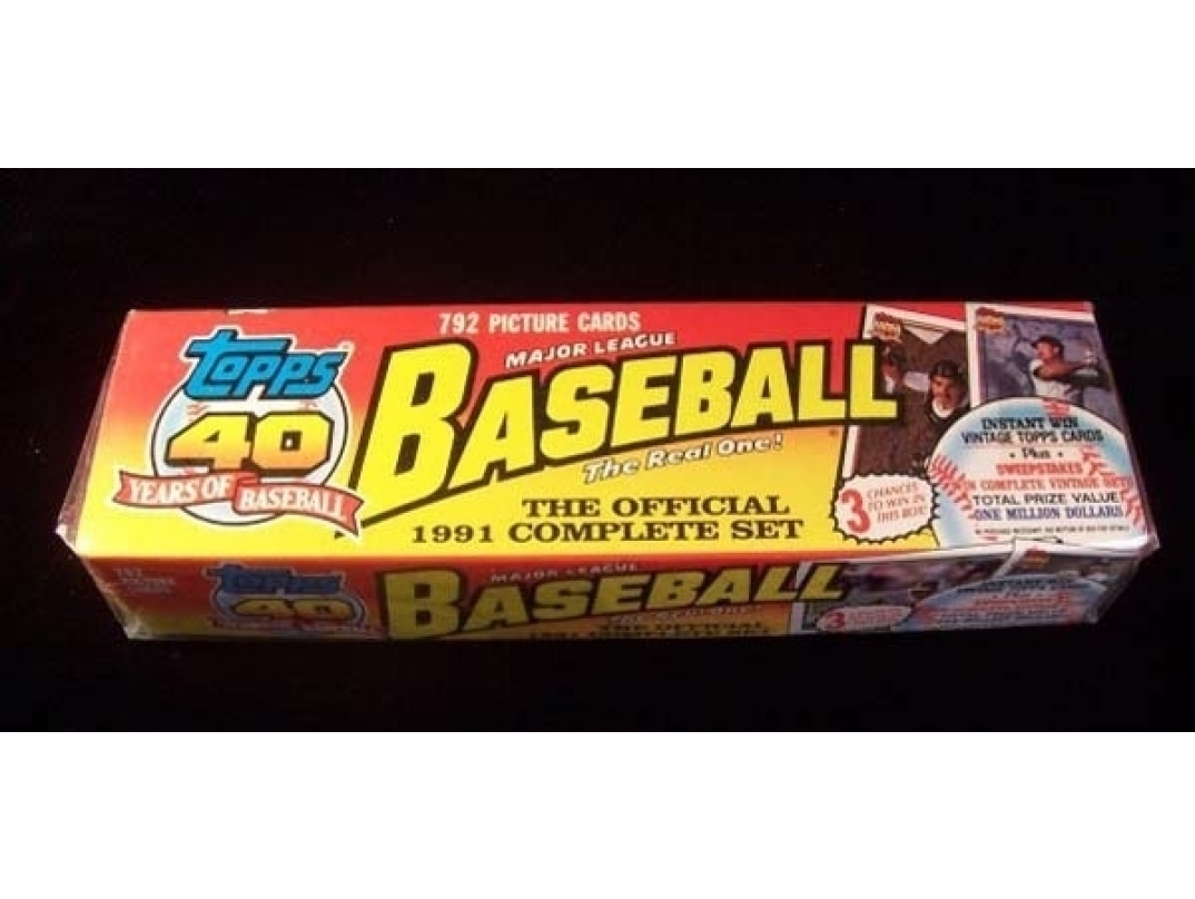 1991 TOPPS BASEBALL FACTORY SET Baseball Cards