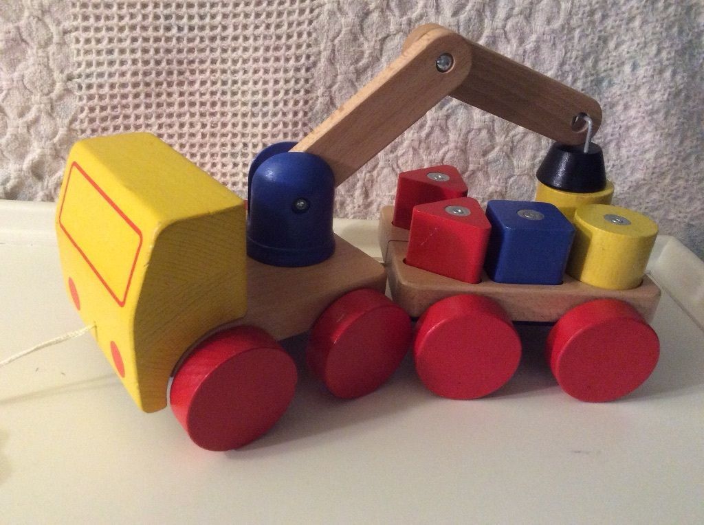 ikea wooden truck