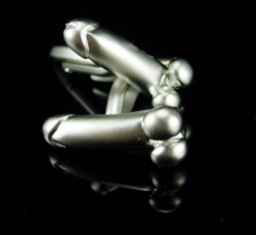 naughtyCuff links Male Figural NUDE Cufflinks Gay Interest erotic sculpture  - $145.00