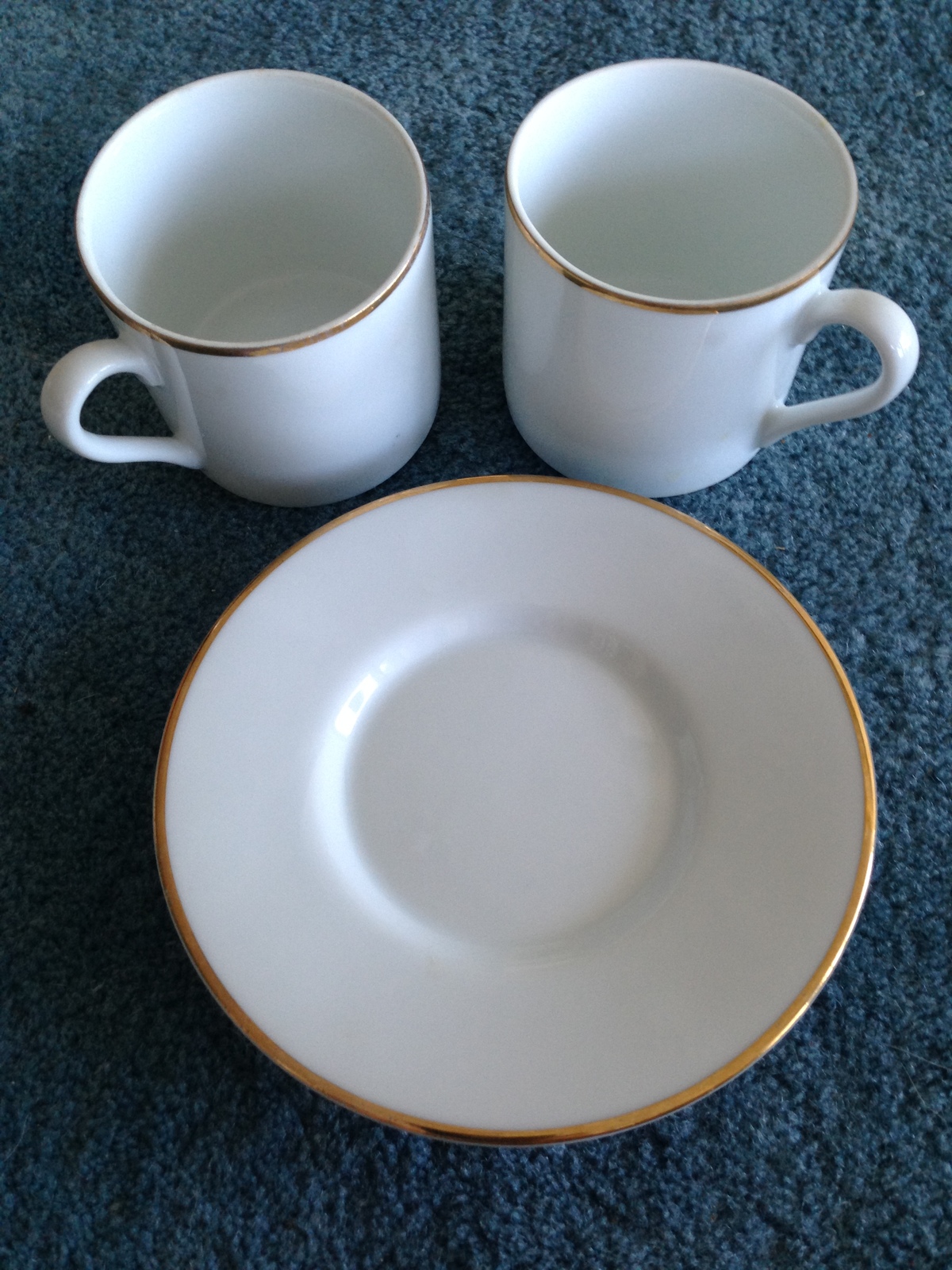 tiffany cups and saucers