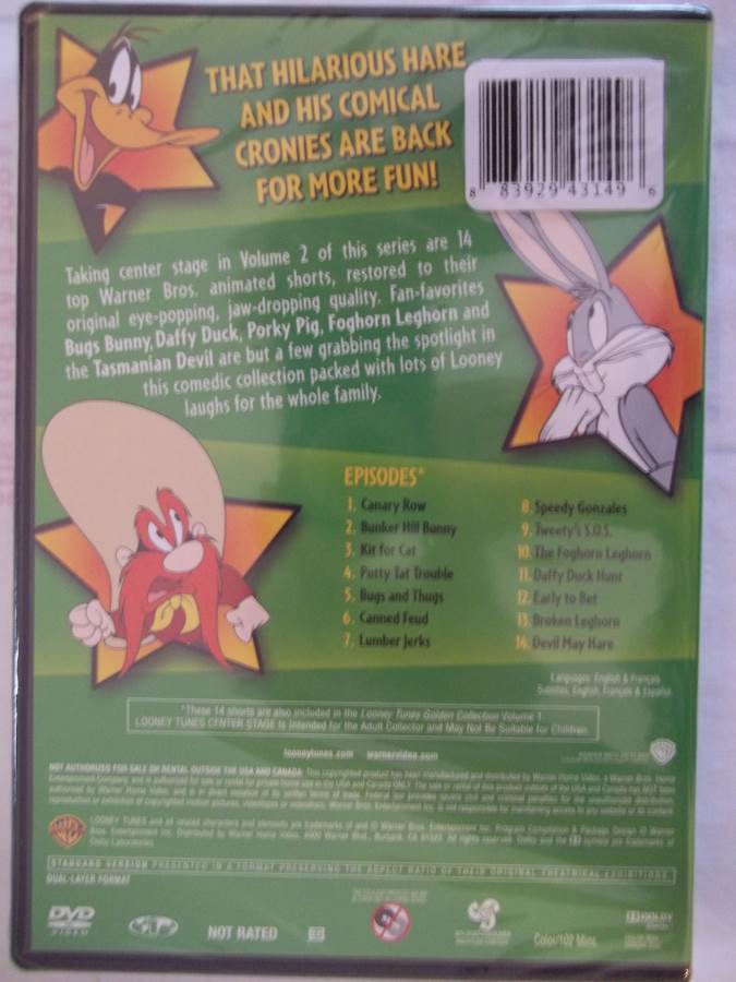 Looney Tunes Center Stage Volume 2 - DVD - and 50 similar items