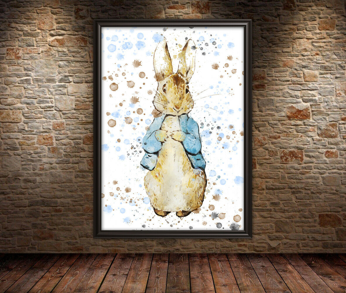 PETER RABBIT TV Poster - Peter Rabbit Wall Art Deco - Peter Rabbit Wall