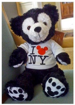 Disney Mickey Mouse Bear Black New York NY NWT Duffy  NEW image 12