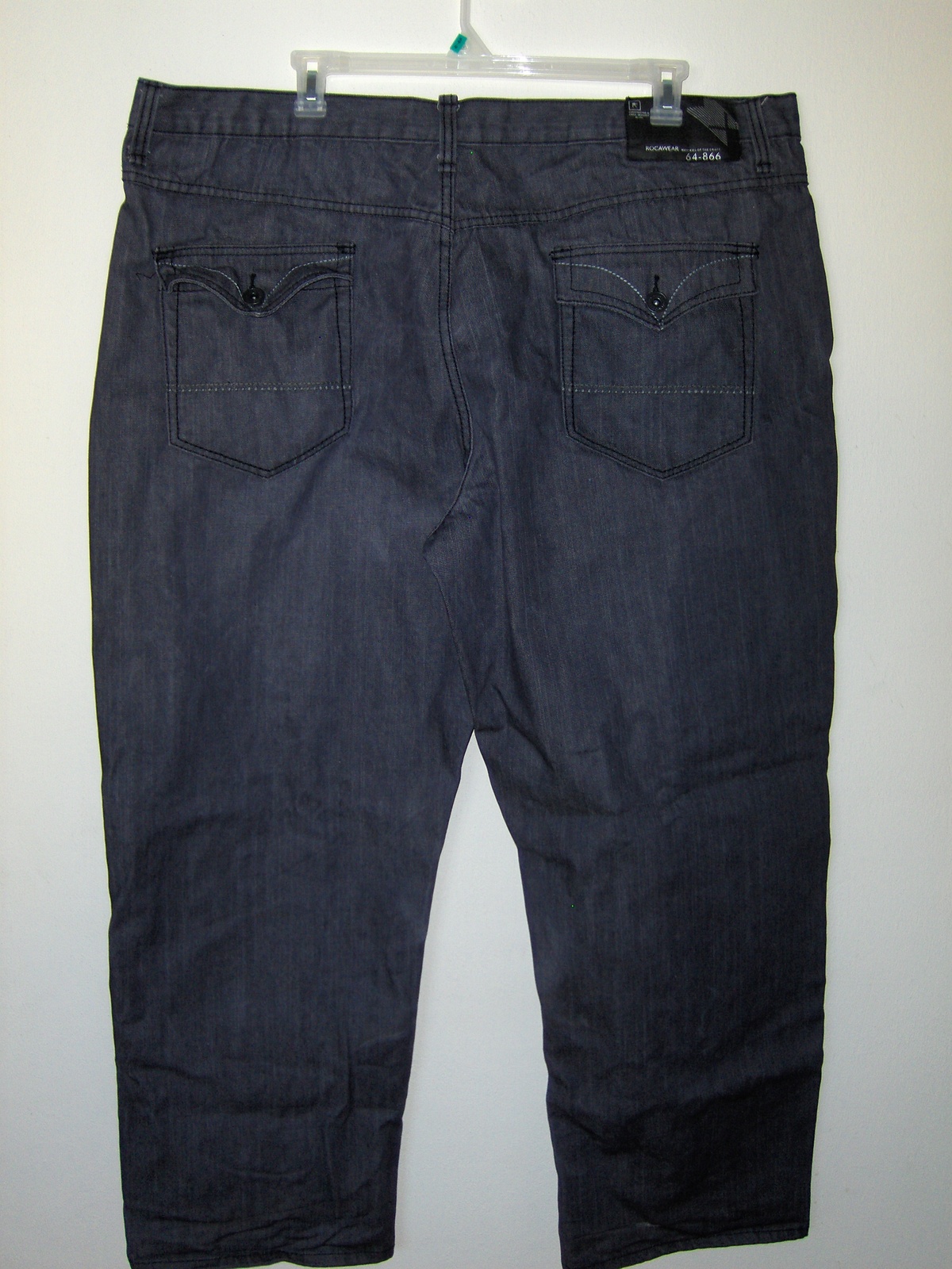 Mens Rocawear Black Jeans Size 50 X 32 Length 64-866 - Jeans