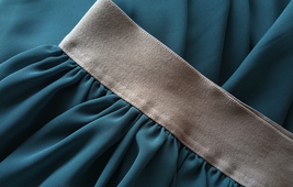 Chiffon Bridesmaid Maxi Skirt High Waist Chiffon Maxi Skirt Teal blue Plus Size image 8