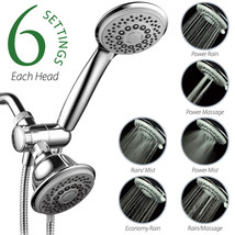 HotelSpa Luxury 30-Setting 3-Way SpiralFlo Shower Head / Handheld Shower Combo - $27.87