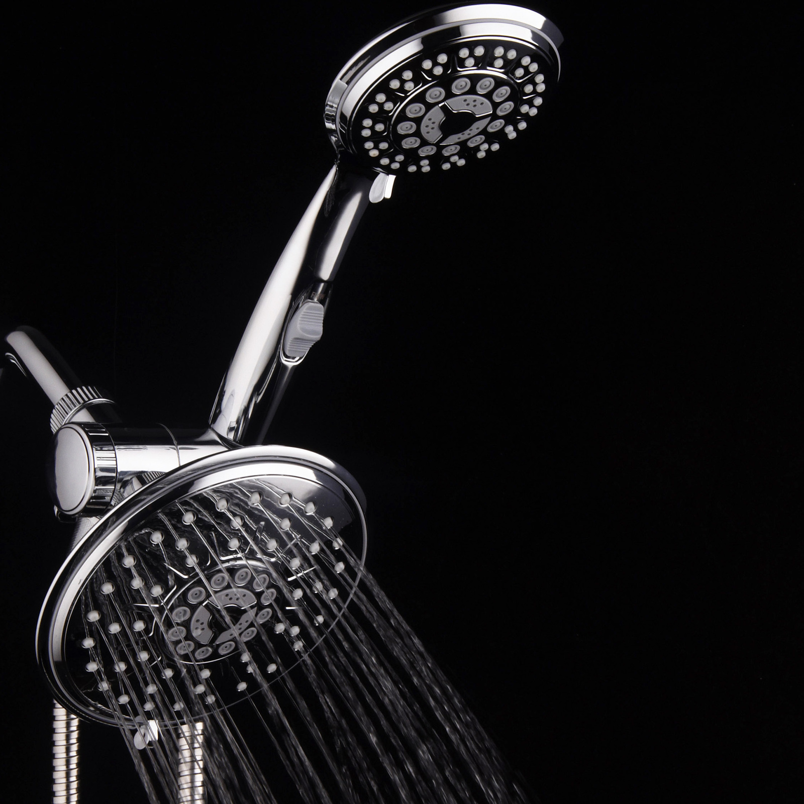 Hydroluxe 30Setting 3Way Rainfall Shower Head / Handheld Combo w