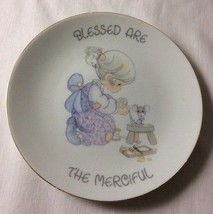 Blessed are the Merciful, Precious Moments 1999, 6.5&quot; Round Plate. - $10.00