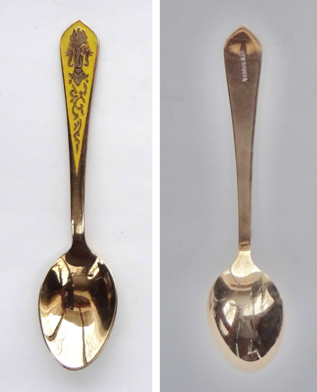 Collector Souvenir Spoon Thailand Chiang Mai Airavata Erawan 3 Headed ...