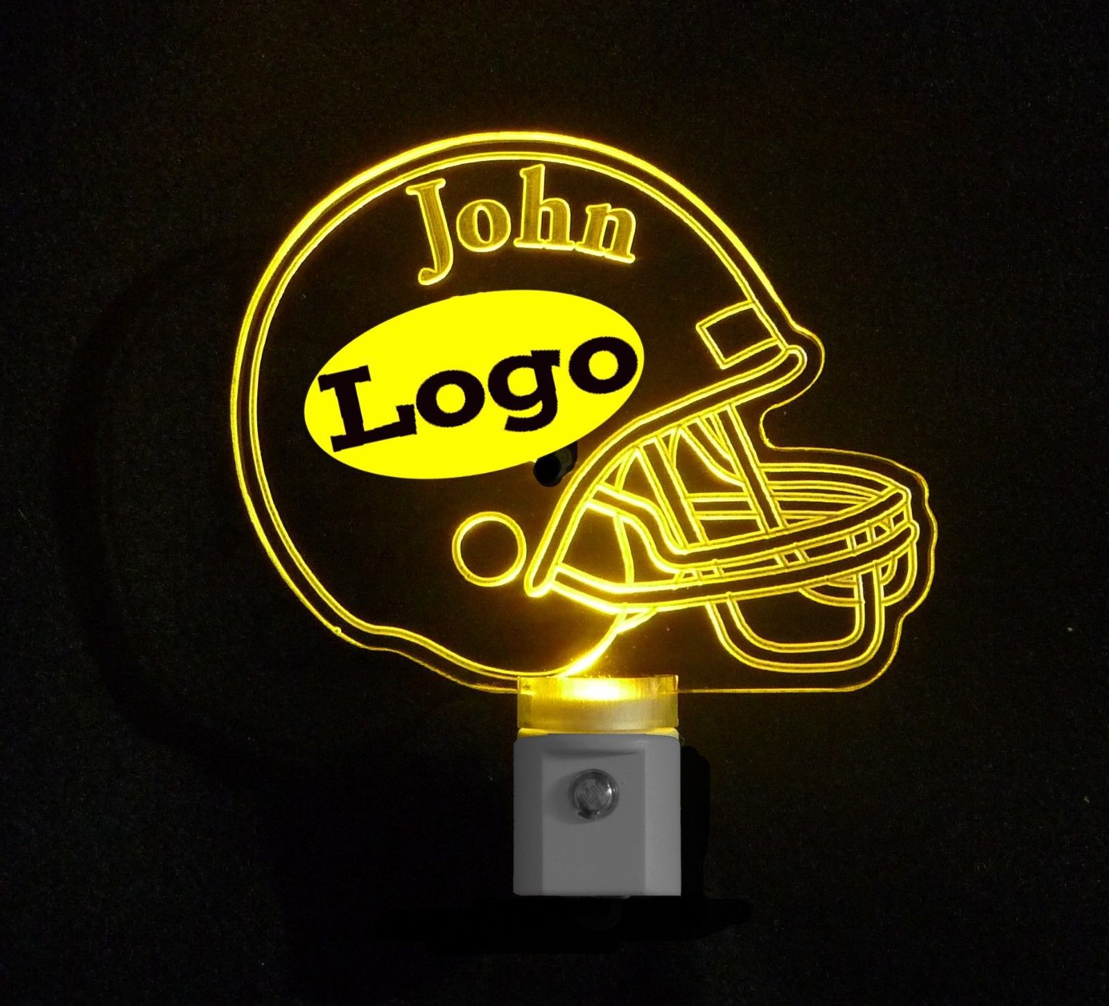 Personalized Custom Sports Football Helmet LED Night Light With