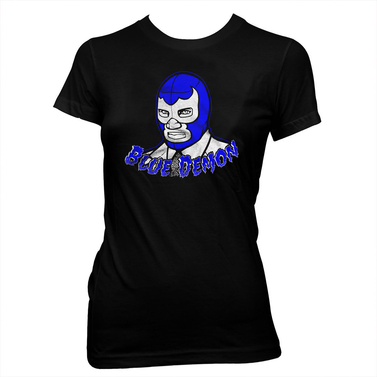Blue Demon - Lucha Libre - Luchador - Women's Pre-shrunk 100% cotton T-Shirt