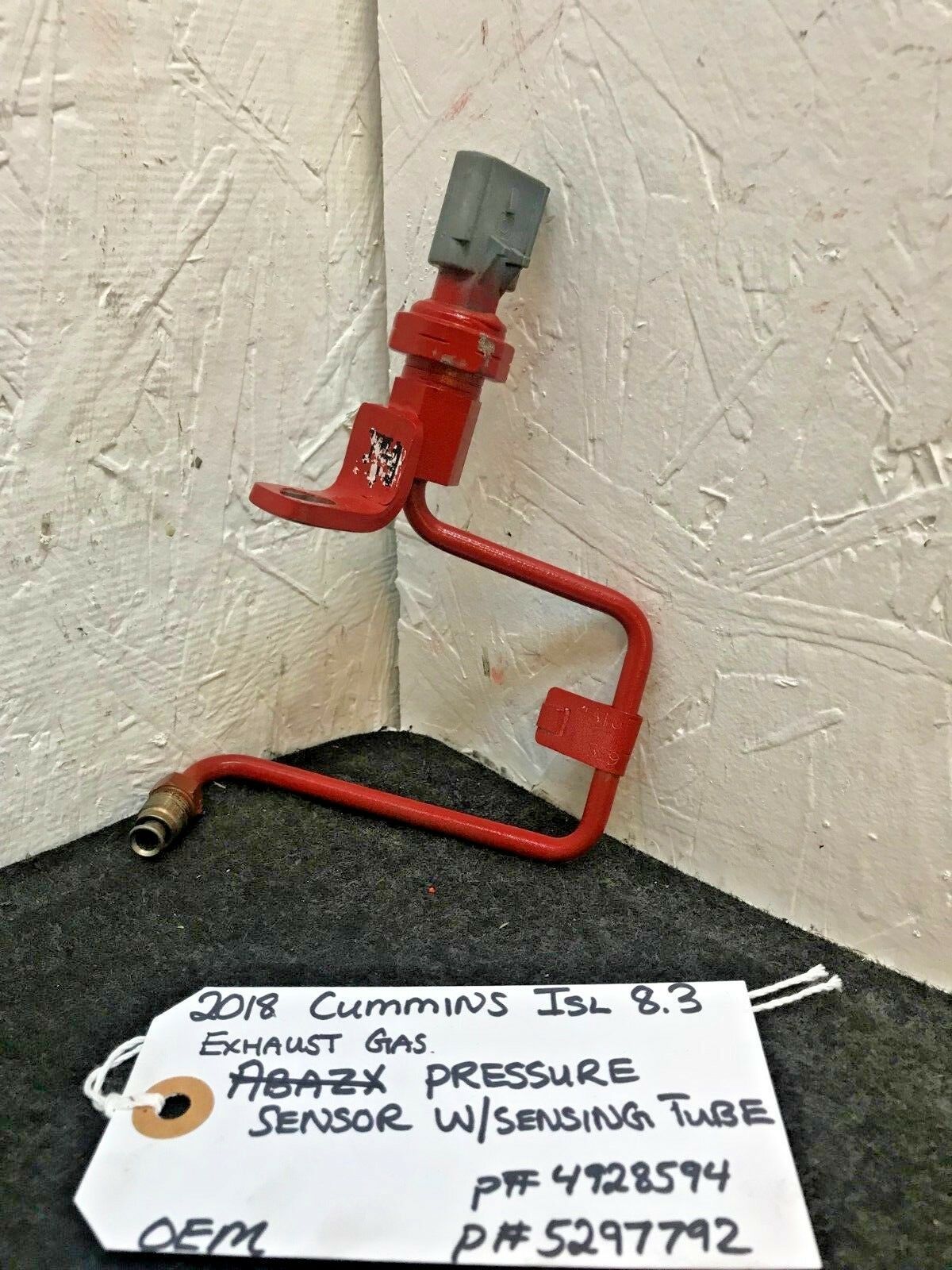 Cummins ISL/ISC/ISX Exhaust Gas Pressure Sensor with sensing Tube