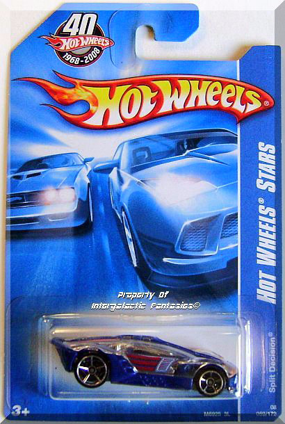 Hot Wheels - Split Decision: Hot Wheels Stars #059/172 (2008) *Blue ...