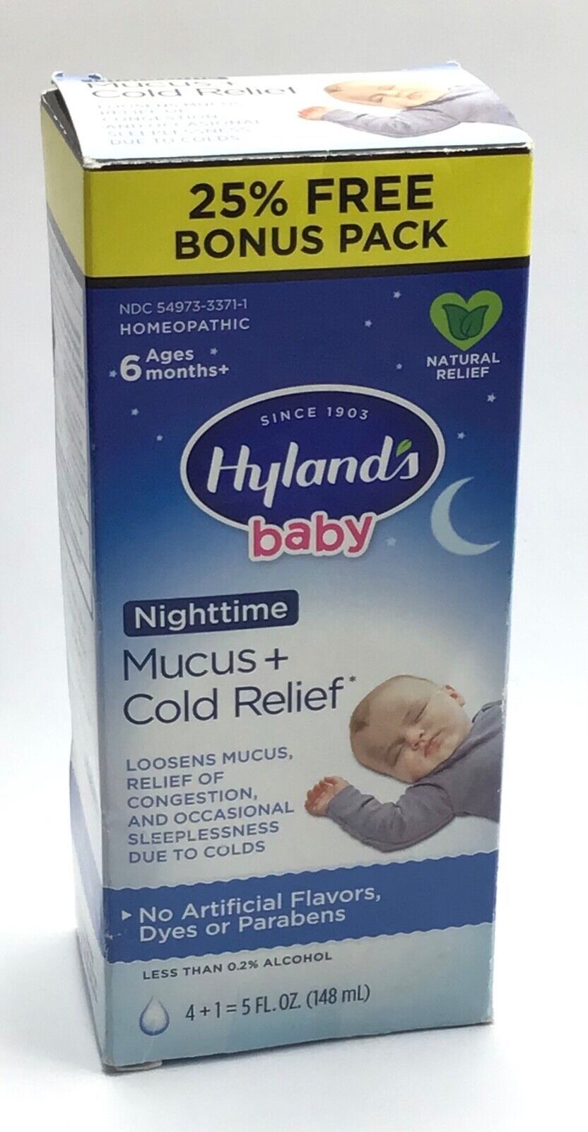 Highlands Baby Night Time Mucus Cold Congestion Relief Syrup