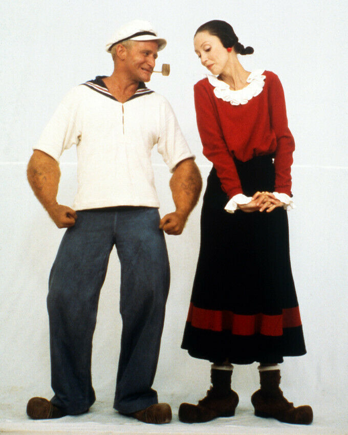 Popeye Robin Williams Shelley Duvall Classic Popeye Pose 8x10 Photo(20x25cm)