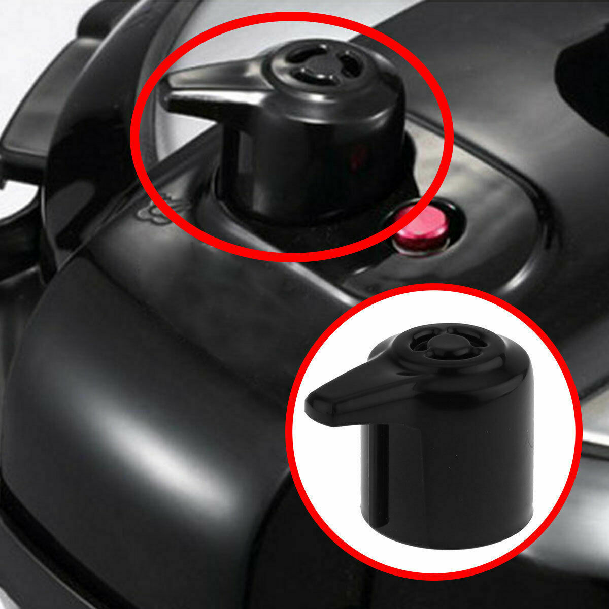 Steam Release Pressure Cooker Valve Handle,Fits Instant Pot Viva 6, 8