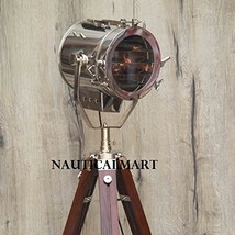 Vintage Chrome Finish Tripod Light Ideal Floor Lamp By Nauticalmart