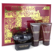 Versace Crystal Noir Perfume 3.0 Oz Eau De Toilette Spray 3 Pcs Gift Set image 2