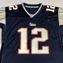 Tom Brady #12 New England Patriots Reebok On Field Football Jersey Size ... - $59.37
