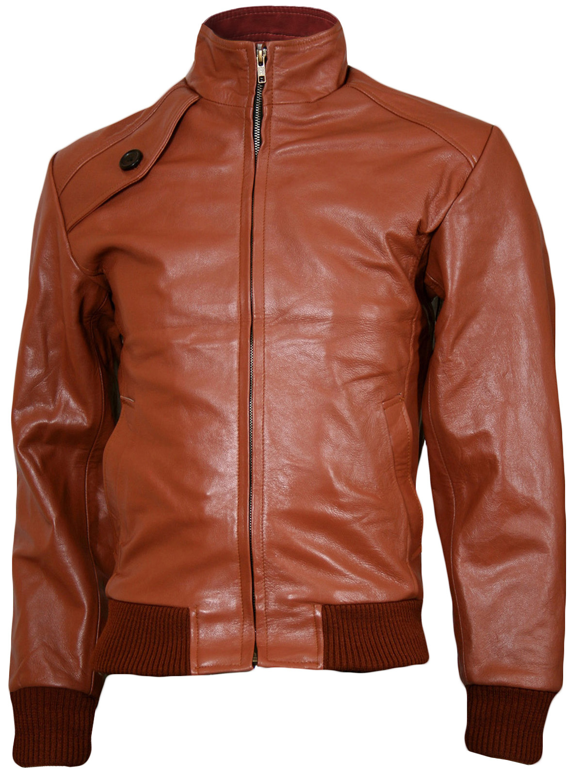 XXL Tommy Hilfiger New WT Brown Faux Shearling Leather Jacket Men/'s size S