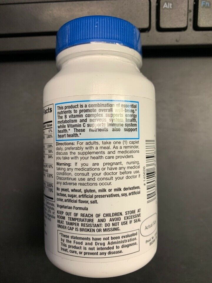 CVS Health Super B Complex With Vitamin C - Immune Health B12 100 CT ...