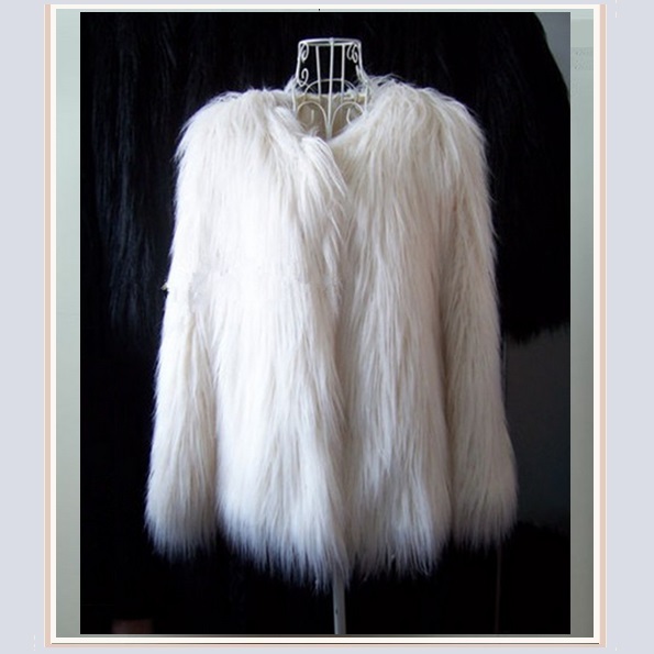 angora fur coat