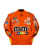   Authentic Kyle Busch JH Design M&amp;M&#39;s Snap  Orange  Uniform Cotton Jacket  - $169.99