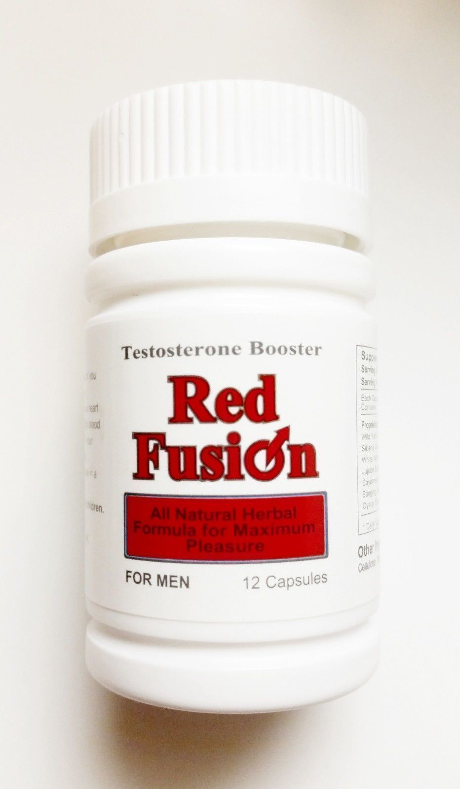 Redfusion All Natural Herbal Sexual Male Enhancement Pill ...