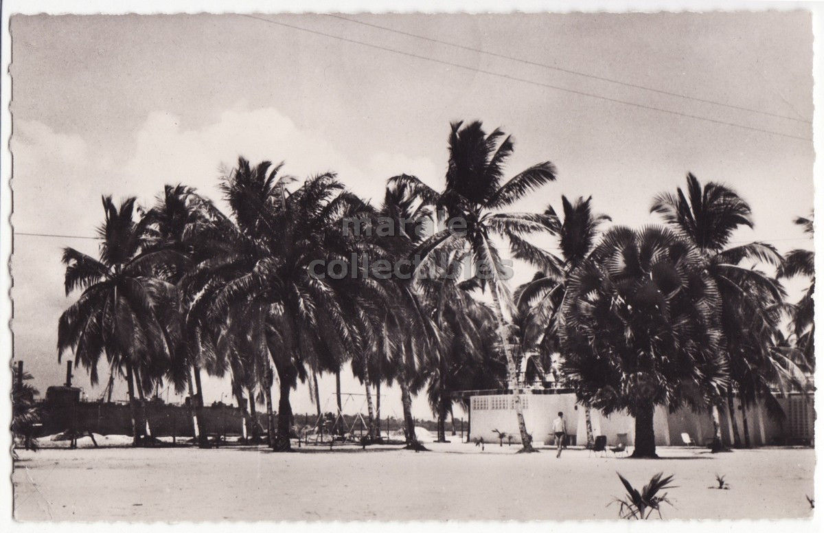 CAMEROON DOUALA PARALLELE 4 BEACH 1950s Real Photo Postcard RPPC Africa ...