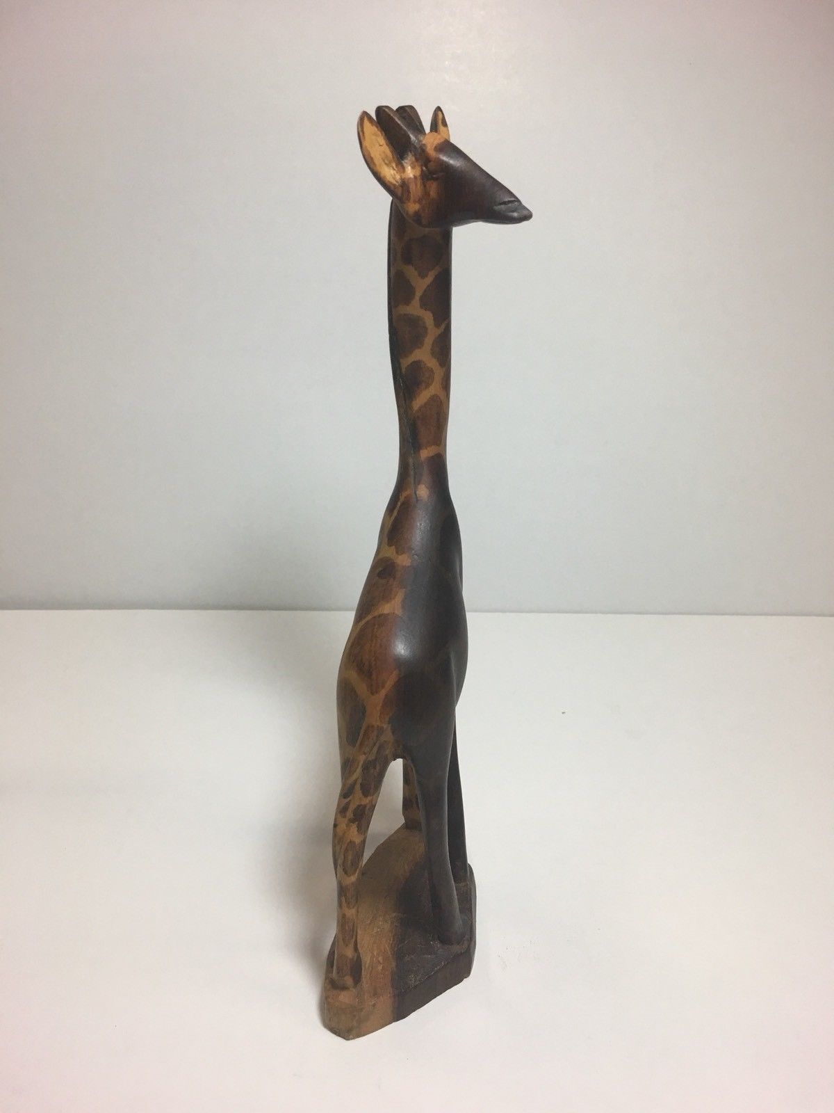 Giraffe Statue African Wooden Hand Carved And 50 Similar Items Giraffe Statue African Wooden Hand Carved Decor Unique Art Sculpture 11 5 Tall