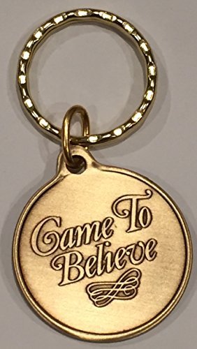Came To Believe AA Keychain Medallion Sobriety Chip Key Tag