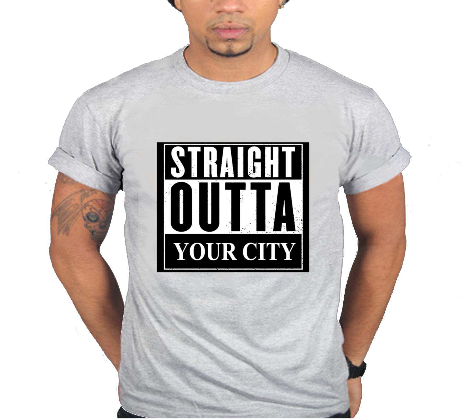 STRAIGHT OUTTA COMPTON SHIRT * CUSTOMIZED WITH ANY CITY OF YOUR CHOICE ...