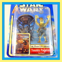 STAR WARS THE PHANTOM MENACE CARDED TEEMTO PAGALIES-POD RACER ,COLLECTOR... - $26.31