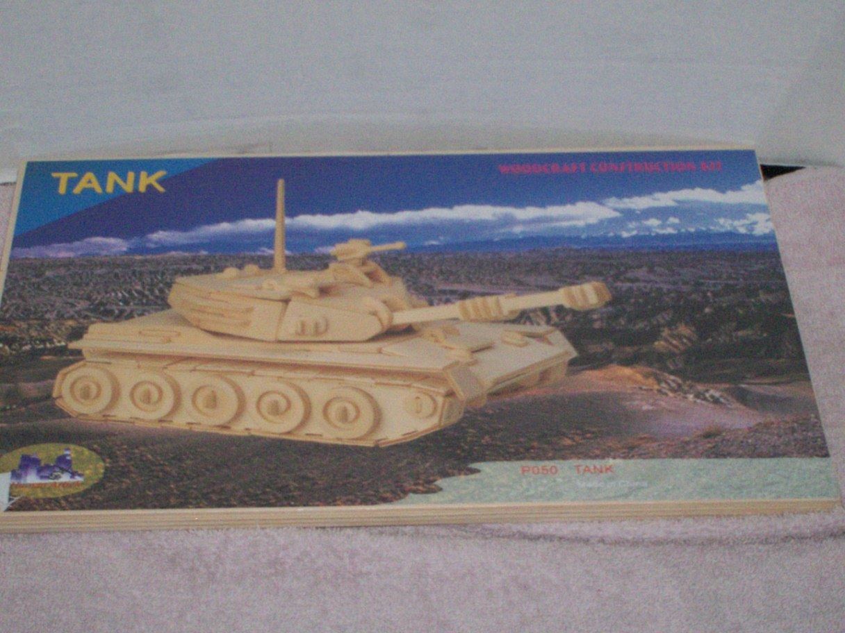 Woodcraft Construction Kit TankModel P050 Wooden