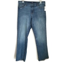 Gap Jeans Girls 18 Plus Stretch Straight Leg Distressed Adjustable Waist - $12.99