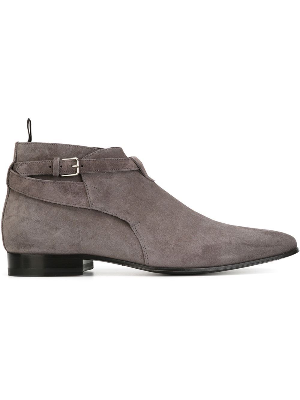 grey ankle boots mens
