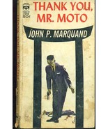 THANK YOU, MR. MOTO by John P. Marquand (1963) Berkley pb 1st - $9.89