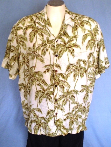 Kalaheo by RJC XL Button Down Hawaiian Shirt with Pocket Palm Tree ...